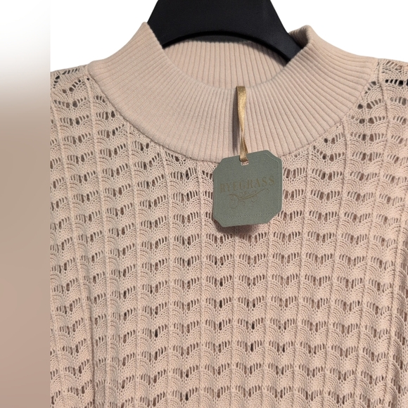 Nwt Chic Ryegrass Knit Sweater Xlong Sleeves Career Club Top Dress Casual XL - Picture 4 of 10